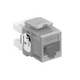 eXtreme Cat 6 QuickPort Jack,Gray - 61110-RG6 eXtreme Cat 6 QuickPort Jack,Gray - 61110-RG6